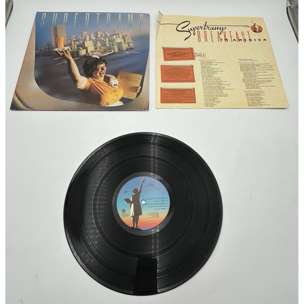Supertramp Breakfast In America Vinyl LP 1979 A&M Record SP-3708